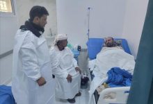 مدير عام المحفد يقوم بزيارة جرحى قوات اللواء الأول دعم وإسناد بمستشفى عبود العسكري بالعاصمة عدن