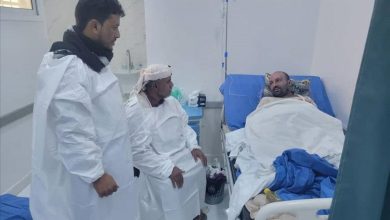 مدير عام المحفد يقوم بزيارة جرحى قوات اللواء الأول دعم وإسناد بمستشفى عبود العسكري بالعاصمة عدن