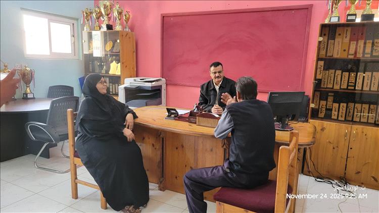 مدير عام المنصورة يزور إدارة التربية… وبداية عهد إداري جديد يقوده غسان الشمسي