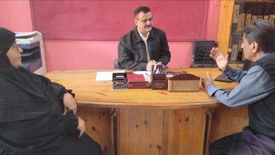 مدير عام المنصورة يناقش عدد من القضايا والاستعدادات لاختبارات الفصل الدراسي الأول