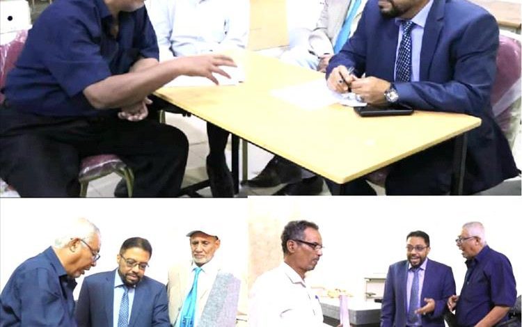 نائب وزير الثقافة يزور معهد جميل غانم بعدن ويؤكد أهمية تحويله إلى كلية للفنون الجميلة