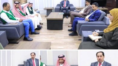 وزارة الشباب والرياضة والبرنامج السعودي يناقشان إعادة تأهيل ملعب 22 مايو بعدن