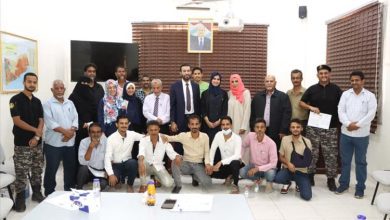 وزارة النفط والمعادن تختتم دورة تدريبية بمقر هيئة المساحة الجيولوجية حول الأمن والسلامة المهنية