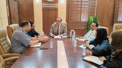 وزير الصحة يبحث مع منسق كتلة الصحة باليمن مجالات التعاون والتنسيق المشترك