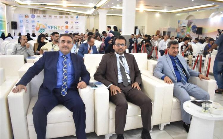 وكيل محافظة أبين " الجنيدي" يشارك في المؤتمر الوطني الأول للطاقة المتجددة باليمن