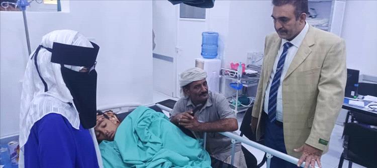 وكيل محافظة أبين يتفقد مستشفى عبود العسكري ويشيد بجهود الخدمات الطبية