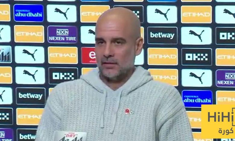 غوارديولا يتحدث عن مواجهة ليفربول