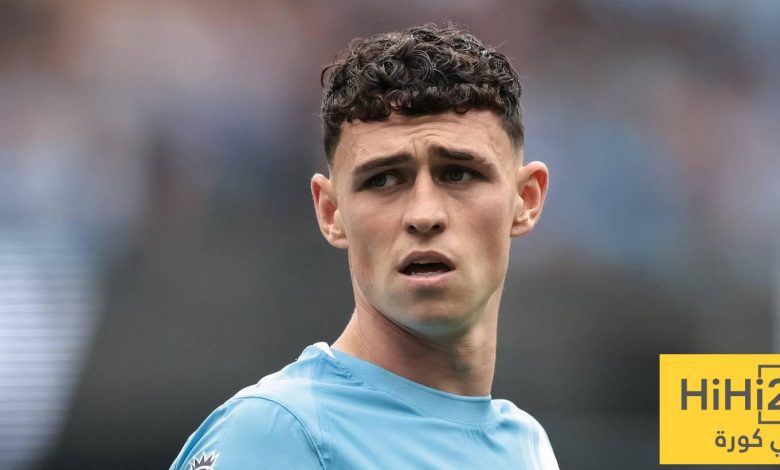 احصائيات فودين مع السيتي في دوري الأبطال هذا الموسم