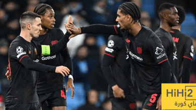 باير ليفركوزن يسجل الهدف الاول في شباك مانشستر سيتي