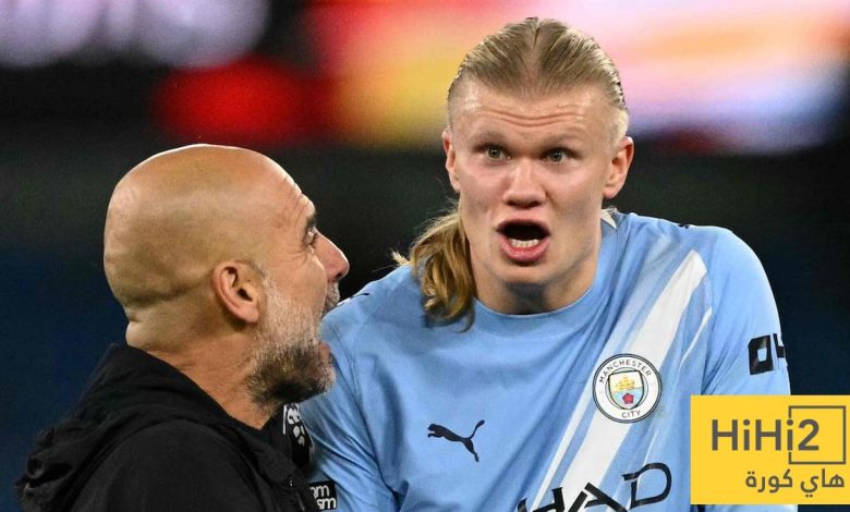 حقيقة الخلاف بين غوارديولا وهالاند