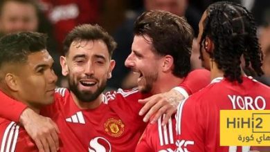 تشكيلة مانشستر يونايتد الرسمية ضد إيفرتون في الدوري الانجليزي