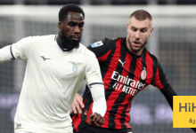 إحصائيات مباراة ميلان ولاتسيو بعد مرور ساعة