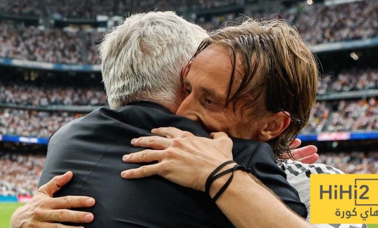 تصريح قوي من أنشيلوتي عن مودريتش