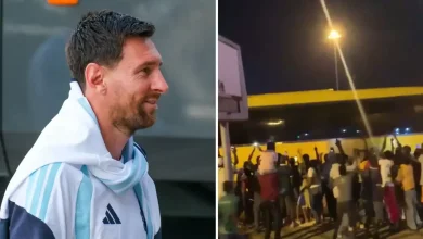 استقبال تاريخي لميسي في أنجولا