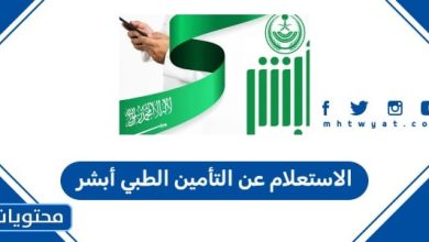 الاستعلام عن التأمين الطبي أبشر