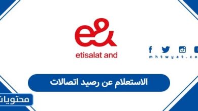 الاستعلام عن رصيد اتصالات