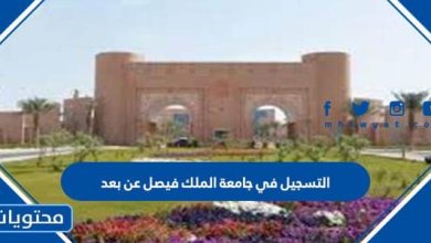 التسجيل في جامعة الملك فيصل عن بعد 1445