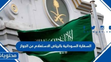 السفارة السودانية بالرياض الاستعلام عن الجواز