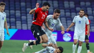 منتخب مضر ضد أوزبكستان