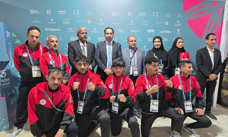 الوزير البكري يحث بعثة اليمن المشاركة في العاب التضامن الإسلامي في الرياض على تقديم افضل أداء