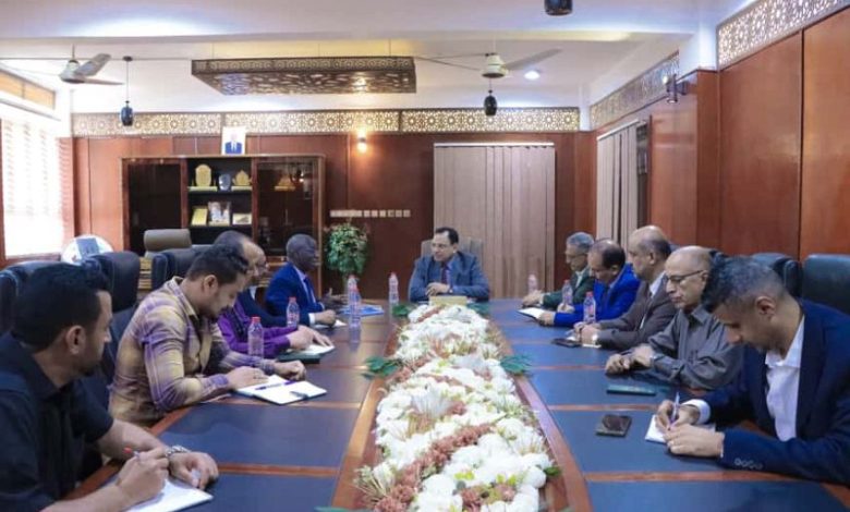 الوزير السقطري يبحث مع منظمة العون تنفيذ مشاريع تنموية في القطاعين الزراعي والسمكي