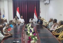 باجيل يلتقي قيادة ومشايخ ذو باب- المندب لاستكمال ترتيبات إحياء الذكرى الثامنة لثورة 2 ديسمبر