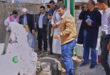 تدشين مشروع مياه القطاع السادس بمخيم الجفينة للنازحين بمأرب