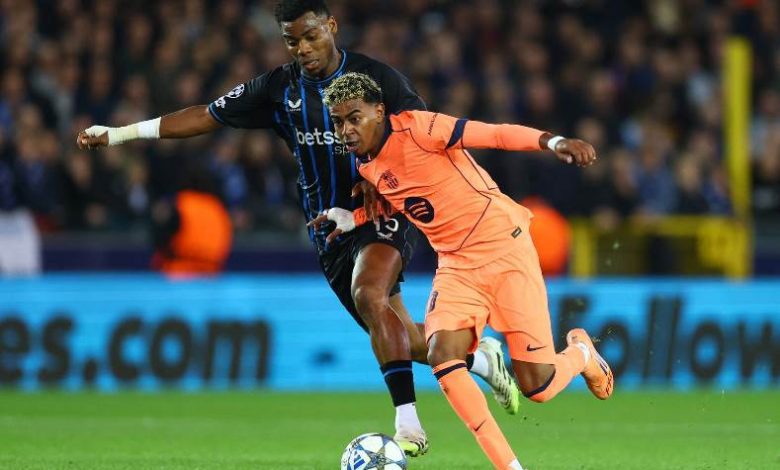 برشلونة وكلوب بروج