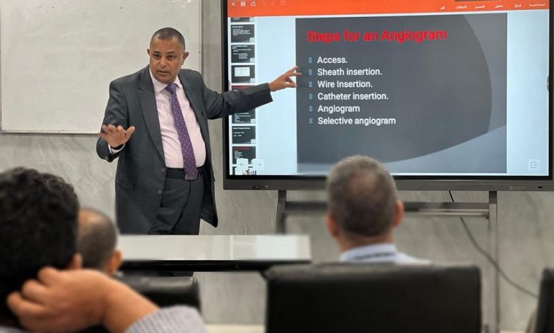 تنظيم ورشة تدريبية حول القسطرة الطرفية العلاجية في عدن