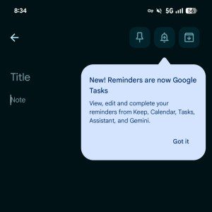 جوجل تبدأ في دمج Tasks داخل Google Keep تدريجيًا وبشكل موسّع