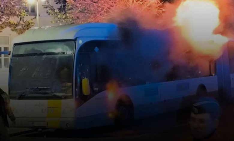 حافلة جماهير برشلونة