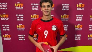 حمزة عبد الكريم لاعب منتخب مصر تحت 17 عاما