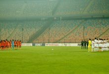 دقيقة حداد على روح محمد صبري قبل انطلاق مباراة الزمالك ضد زيسكو في الكونفدرالية