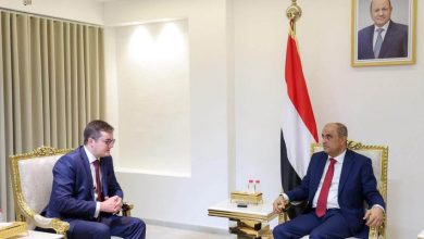 رئيس الوزراء يستقبل في عدن السفير الروسي الجديد لدى اليمن