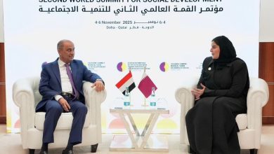 رئيس الوزراء يلتقي وزيرة الدولة للتعاون الدولي القطرية