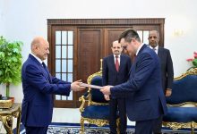 رئيس مجلس القيادة يتسلم اوراق اعتماد سفير جمهورية روسيا الاتحادية