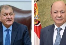 رئيس مجلس القيادة يعزي الرئيس العراقي