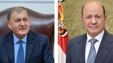 رئيس مجلس القيادة يعزي الرئيس العراقي