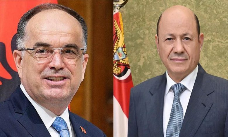 رئيس مجلس القيادة يهنئ بذكري استقلال البانيا