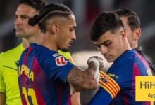 رسالة ترحيبية من رافينيا لـ بيدري