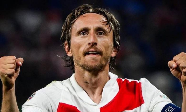 لوكا مودريتش منتخب كرواتيا
