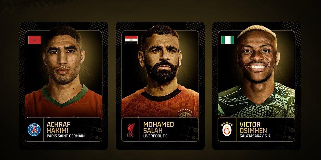 رسميًا.. محمد صلاح ينافس أشرف حكيمي على أفضل لاعب إفريقي