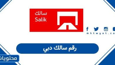 رقم سالك دبي
