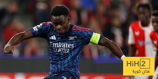 ساكا يفتتح التسجيل لأرسنال ضد سلافيا براغ