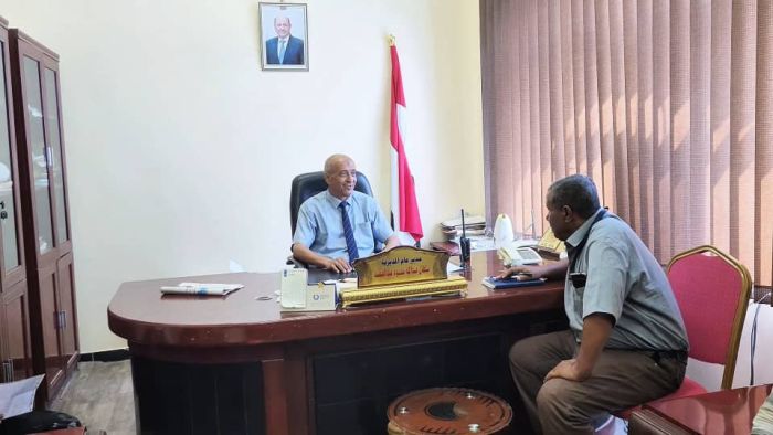 سلطان محمود يبحث تطوير محطة الميزان المحوري لمواكبة النهضة التنموية في المخا