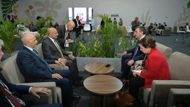 طارق صالح يبحث مع نائب الرئيس التركي الجهود الدولية لمواجهة التغيرات المناخية