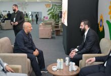 طارق صالح يلتقي الرئيس السوري على هامش قمة المناخ