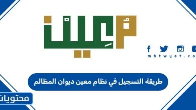 طريقة التسجيل في نظام معين ديوان المظالم