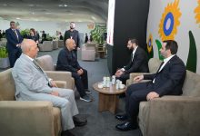 عضو مجلس القيادة طارق صالح يلتقي الرئيس السوري