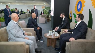 عضو مجلس القيادة طارق صالح يلتقي الرئيس السوري